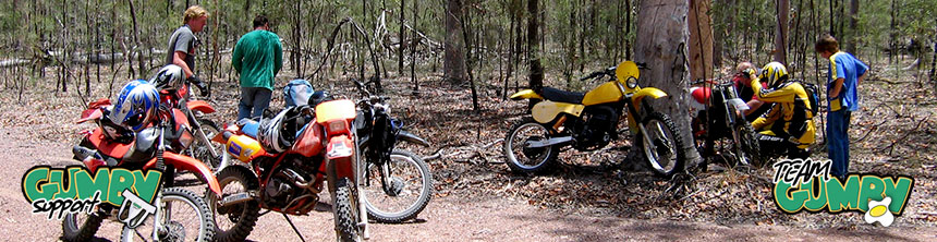 Photo of group ride at Pratten in 2007.
