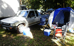 Camp Gumby on the eve of battle!